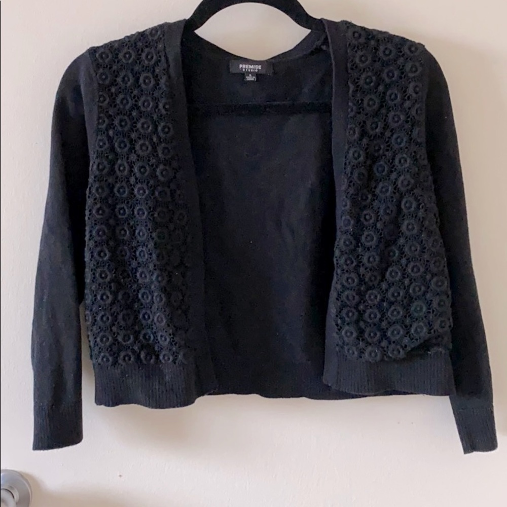 Crochet front cardigan - Picture 3 of 6